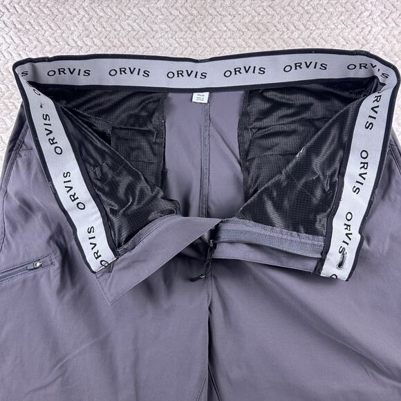 Orvis Tech Performance Hybrid Cargo Pants Mens Pockets 40X30 Gray Hiking (lot 2) - Picture 12 of 16